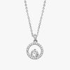 Collier Georgie - Cercle Perle Argent