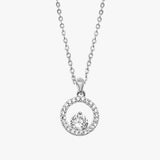 Collier Georgie - Cercle Perle Argent