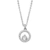 Collier Georgie - Cercle Perle Argent