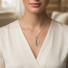 Collier Vénusia - Pendentif Lune Chat Argent