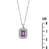 Collier Méa - Améthyste Femme Argent