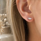 Puce d'Oreille - Plume Argent 925
