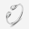 Bague Elyssia - 2 Poires Argent 925