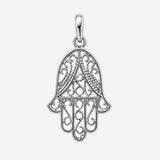 Pendentif Kenza - Main de Fatma Argent Simple