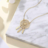 Collier Ysun - Attrape Rêve Plaqué Or