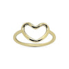Bague Leonys - Coeur Ouvert Plaqué Or