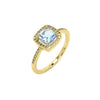 Bague Zea - Plaqué Or Topaze