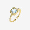 Bague Zea - Plaqué Or Topaze