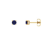 Clou d'Oreille Neela - Pierre Bleue Plaqué Or