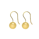 Boucle d'oreille Lucette - Perle Pendante Plaqué Or