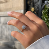 Bague Tany - Carrée Femme Argent Rhodié