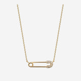 Collier Andi - Epingle à Nourrice Plaqué Or