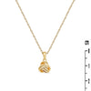 Collier Dina - Noeud Plaqué Or Entrelacé