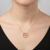 Collier Elinaë - Arbre de Vie Multicolore Plaqué Or