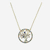 Collier Elinaë - Arbre de Vie Multicolore Plaqué Or