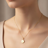 Collier Ysé - Pendentif Médaille Etoile Plaqué Or