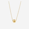Collier Bola - Avec une Perle Plaqué Or