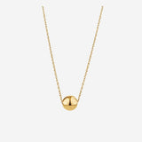 Collier Bola - Avec une Perle Plaqué Or
