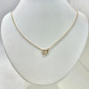 Collier Clotilde - Duo Petit Coeur Plaqué Or