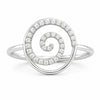 Bague Salyne - Spirale Argent 925 Rhodié