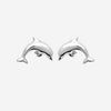 Boucles d'Oreilles Aphné - Dauphin Argent Femme