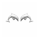 Boucles d'Oreilles Aphné - Dauphin Argent Femme