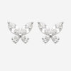 Puce d'Oreille Fly - Papillon Argent 925