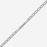 Bracelet Pame - Gourmette Maille Cheval Argent Gravure