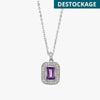 Collier Méa - Améthyste Femme Argent