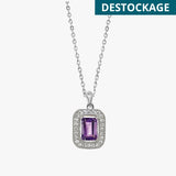 Collier Méa - Améthyste Femme Argent