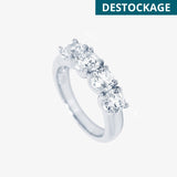 Bague Selya - 4 Pierres Zircon Argent