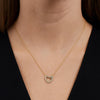 Collier Zélie - Coeur & Anneau