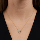 Collier Zélie - Coeur & Anneau