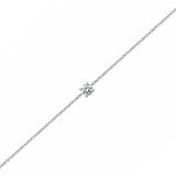 Bracelet Téthys - Solitaire Argent Zirconium