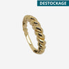 Bague Leonie - Corde Torsadée Or