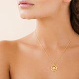 Collier Melya - Cercle et Rond Acier Inoxydable