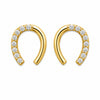 Boucles d'oreilles Tiny - Fer à Cheval Plaqué or