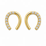 Boucles d'oreilles Tiny - Fer à Cheval Plaqué or