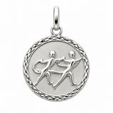 Pendentif Cassia - Médaille Signe Astrologique Argent
