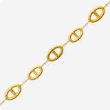 Bracelet Azali - Maille Marine Acier Inoxydable