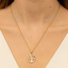 Collier Adela - Arbre de Vie Plaqué Or Multicolore