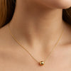 Collier Bola - Avec une Perle Plaqué Or