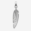 Pendentif Passy - Plume Argent Massif Rhodié