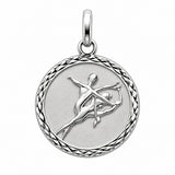 Pendentif Cassia - Médaille Signe Astrologique Argent