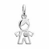 Pendentif Silhouette Garçon Argent