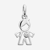 Pendentif Silhouette Garçon Argent