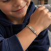 Bracelet Stely - Gourmette Enfant Personnalisé Argent