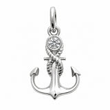 Pendentif Ancre Marine Argent 925