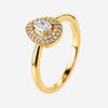 Bague Vassy - Poire Plaqué Or Zirconium