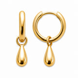 Boucles d'oreilles Agual - Mini Créole Goutte Plaqué Or